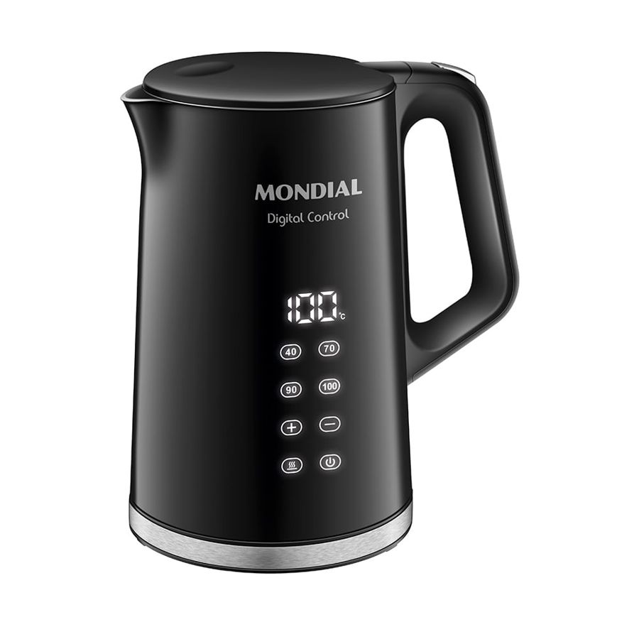 Chaleira Elétrica Digital Control Mondial Preto CE-18-DP