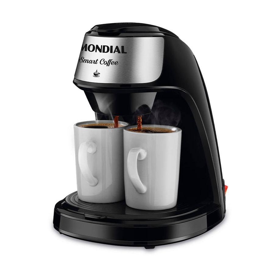 Cafeteira Elétrica Smart Coffe Mondial Preto/Inox 500W - C-42-2X-BI